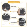 Panel Decorativo Shimmer Wall 4d Fiesta 30*30cm 24 Piezas