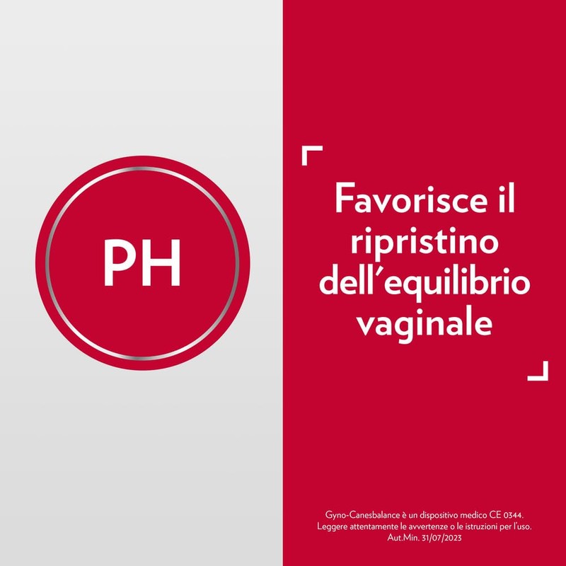 Gyno-Canesbalance Contro La Vaginosi Batterica Trattamento Gel Vaginale 7 Flaconcini