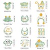 Yuiturt 25 Pcs Sage Green Baby Shower Decorations - Photo