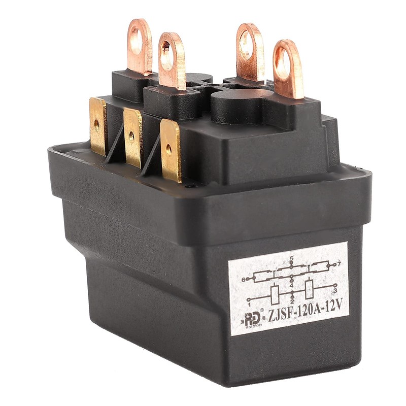 Aramox Winch Relay, Winch Solenoid Relay Contactor 12V 120A Steel