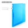 CRANBURY Punchless Clamp Binder (Blue), 8.5x11 Folder with Metal Clip,