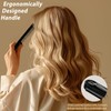 Black Folding Comb for Hair & Beard Grooming, Portable Pocket