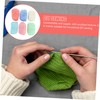 jojofuny 6rolls Lace Yarn Woolen Yarn Crocheting Knitting Chunky Dyed