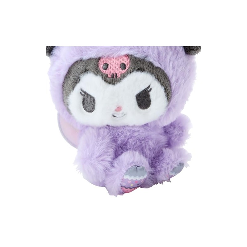 Sanrio 026638 Kuromi Character Easter Rabbit Kuromi Mascot Holder 6.7
