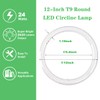 MKUJOO 2 Pack 12-Inch T9 LED Round Circline Lamp, Circular
