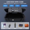Eikovia Beach Lock Box,Travel Safe Lock Box with Removable Chain,Locking