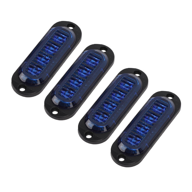 4Pcs Truck Side Lights High Brightness 3000K IP65 Waterproof 4