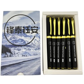 Fengtaiyuan 07P18Pro, Gel Pens, Black Ink, FIne Point 0.7mm, Writting Pens, Smooth, 18 Pack (Black-0.7mm)