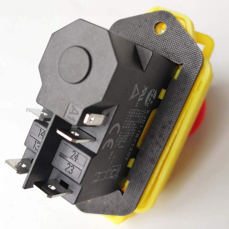 KEDU KJD17B 120V/16A 5 Pins Industrial Electromagnetic Switch Waterproof ON