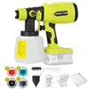 Cordless HVLP Paint Sprayer Compatible with Ryobi 18V ONE+ Battery