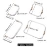 CHGCRAFT Pocket Frame Clasps Handmade Frame Replacement Bags Aluminium Pocket