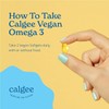 Calgee Vegan Omega 3-450mg DHA & EPA Fatty Acids -