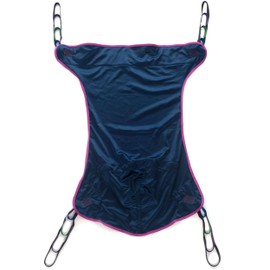 Medacure Full Body Patient Lift Sling Universal Compatibility - X Large Bariatric Polyester Transfer Sling for Hoyer, ProHeal, Invacare, Drive, and Other Patient Lifters - 57.4" L x 47.2" W