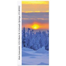 Alluring Sunscapes Oversized Return Address Labels- Set of 60 Large Self-Adhesive, Flat-Sheet Labels, by Colorful Images