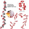 Artificial Berry Rattan with Black Berries Christmas Decoration Rattan for