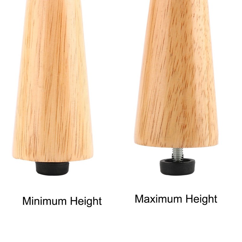 sourcing map M8x20mm Thread Table Desk Levelling Foot Feet Screw