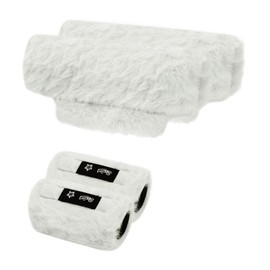 SPRING SEAON Crutches Padding Universal Crutch Pads for Armpits and Hand Grips Pads for Crutches Underarm Crutch Cushions Fluffy Crutch Covers Machine Washable Crutches Padding for Armpits (Beige)