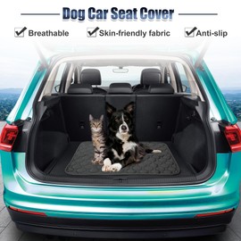 X AUTOHAUX Washable Pet Sheet, Pet Mat, L 39.4 x 27.6 inches (100 x 70 cm), Durable, Leak Proof, Cooling Mat, Super Absorbent, Anti-Slip, Pet Sheet, Large Dogs, Blue Gray, Large