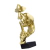 Thinker Statue Vivid Shape Compact Synthetic Resin Attractive Decorative Silence