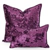 HERAYLI Premium Series, Crushed Velvet Throw Pillow Covers, Luxury Thick