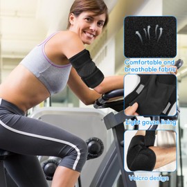 Pluvyze 2 Pcs Ellenbogenbandage Tennisarm Oberarm Bandag Epicondylitis Bandage Elbow Support Tennisellenbogen Bandage Ellenbogen Links Verbessert StabilitäT,Geeignet FüR Linken Und Rechten Arm