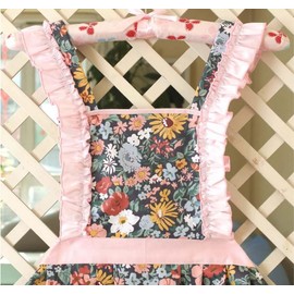 (2 to 5 Years Old, Fairy Pink) - CRB Fashion Kids Cooking Baking Apron Toddler, Little Girls, Cute Kitchen Chef Aprons (2 to 5 Years Old, Fairy Pink)