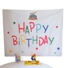 Coollooda Birthday Tapestry Decorative Tapestry Wall Hanging Garland Stylish Simple