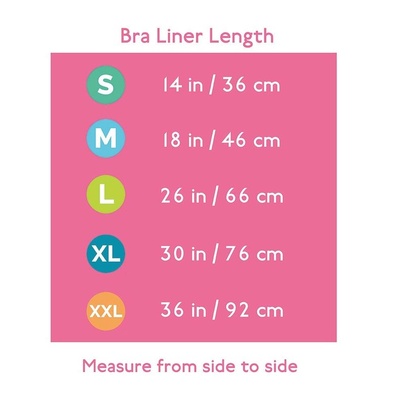 Soft Natural 100% Cotton Bra Liners - Moisture Absorbing, Seamless,