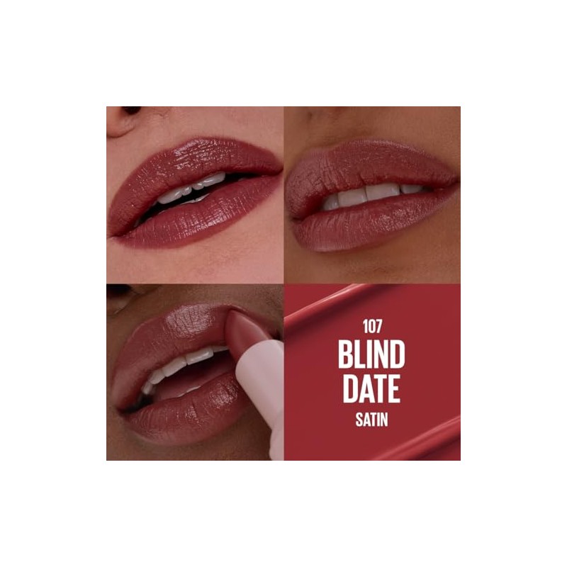 Maybelline Serum Lipstick Labial en Barra Hidratante Satin Blind Date