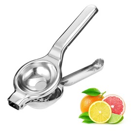 Hand Press Juicer, Hand Press for Lemons and Limes, Lime Citrus Fruit Hand Press, Stainless Steel, for Squeezing Lemon and Citrus Fruits, Anti-Etching Agent