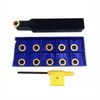 Zouzmin RCMT10T3M0 10pcs Carbide indexable Turning Insert with 5/8" SRDCN1616H10