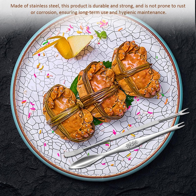 6 Piece Seafood Tools, Stainless Steel Cutlery, Multifunctional Seafood Tools,