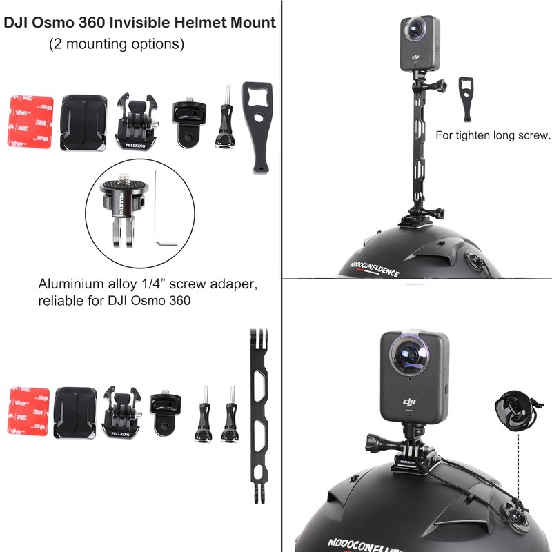 PellKing Accessories Kit for DJI Osmo 360,Included Carrying Case with