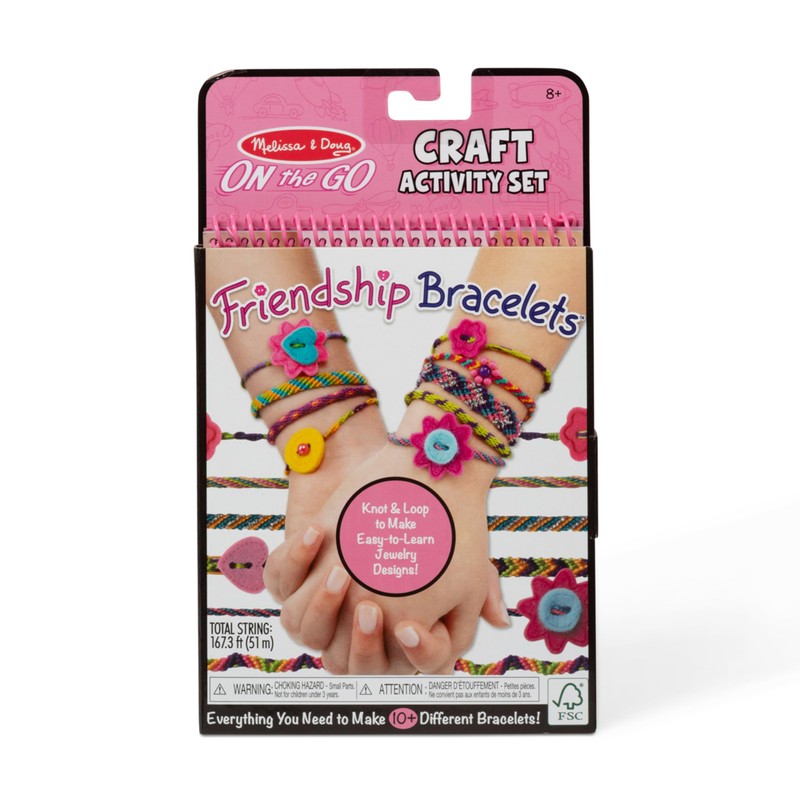 Melissa & Doug On the Go Friendship Bracelet Craft Set