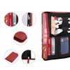 Gorbado Small Portfolio Organizer, A5 Zippered Business Portfolio, Junior Padfolio