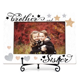 BXVRT Siblings Photo Frame, Family Frames With Stand, Brother And Sister Wooden Picture Frame - 28