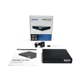 ALFA 5-Port Unmanaged 2.5G Switch, 5 x 2.5GBASE-T Ports, Loop Detection and Fanless Design(AGS05-2.5GL)