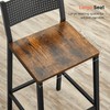 VASAGLE Bar Stools, Set of 2 Bar Chairs, Tall Bar