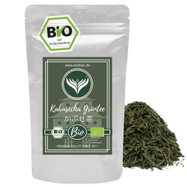 Azafran Organic Kabuse Sencha Green Tea, Japanese Kabusecha, Green Tea Loose Japan, 250 g