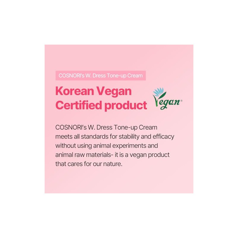 K-Beauty Cosnori Whitening Dress Cream 50ml