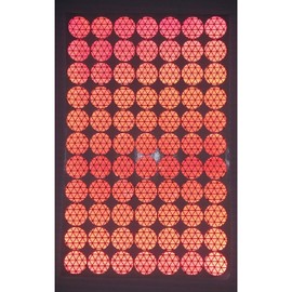77 Oralite Reflective 3/4" V98 Dots Stickers Reflective Safety Tape Orafol V98 (750+ Candelas) Prismatic Circles