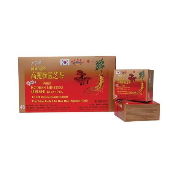 Prince Of Peace - Korean Ginseng Reishi Root Tea Display, 30 bag