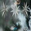 SUNBEAUTY 30 cm Paper Star, Grey, Set of 3, Folding,