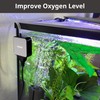 NICREW Nano Silent Aquarium Air Pump Black, Aquarium Aerator with
