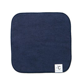 Hyaku Percent (100%) Hand Towel Cool Navy Cotton Pile Fabric Type MINUS DEGREE MD-01N
