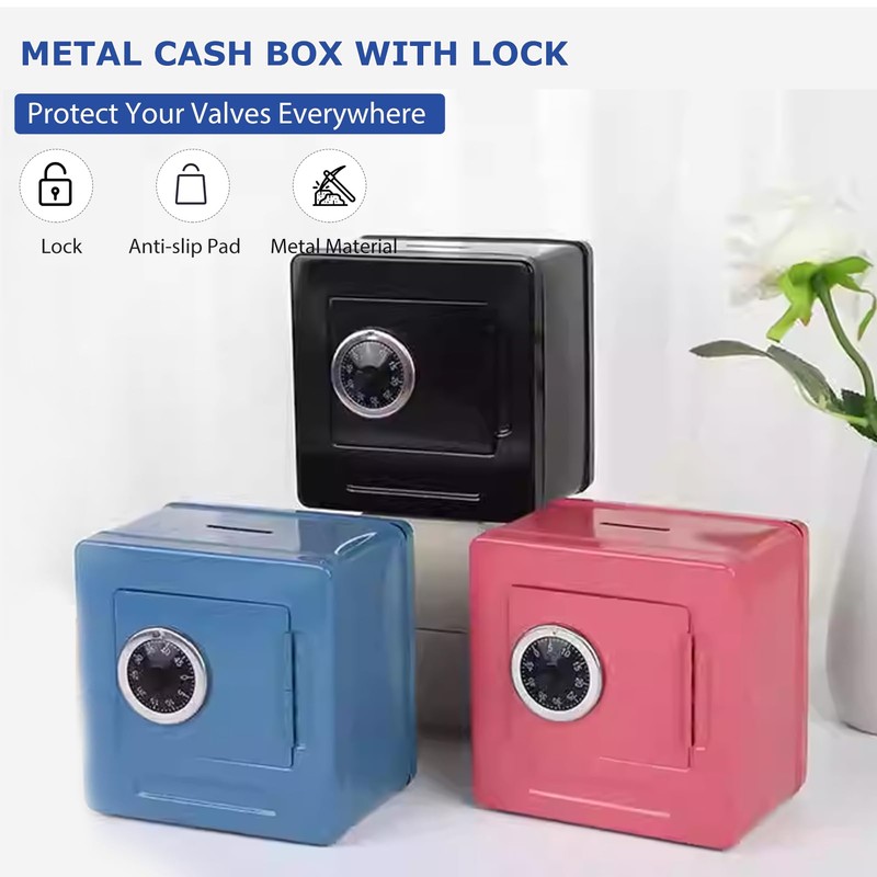 Safe and Locker, Metal Home Safe Money Safe with Code,