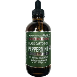 dye dyed Jamaican Wild Black Castor Oil (Pepeermint Oil, 4 oz)
