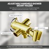 Shower Diverter Valve with Handshower Mount, G1/2 Brass Shower Arm