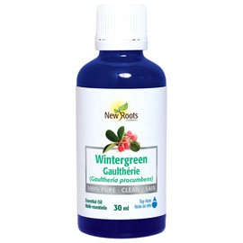 New Roots Wintergreen Essential Oil, 100% Pure, Steam Distilled, Nepal, 30ml, 30ml
