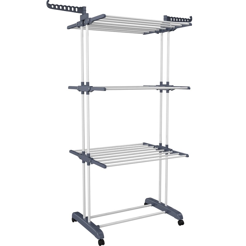 HOMIDEC Clothes Drying Rack, Oversized 4-Tier(67.7" High) Foldable Stainless Steel